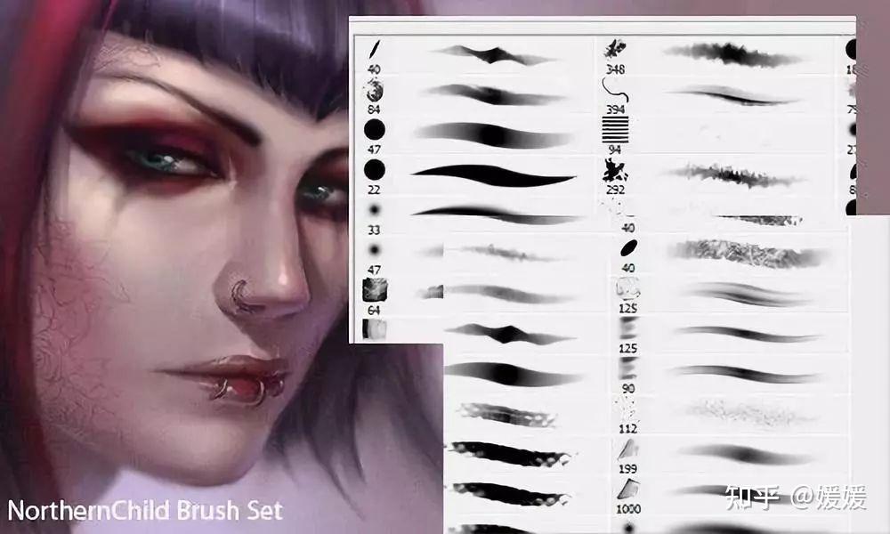 PS笔刷资源下载_高清水彩画笔笔刷_ps画笔下载