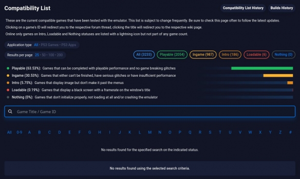 ps模拟器中文版下载_RPCS3模拟器 PS3游戏在PC上运行 RPCS3游戏兼容性